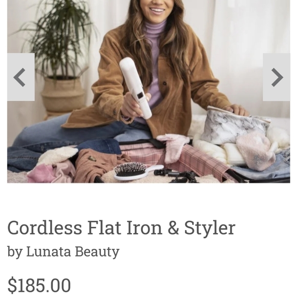 Lunata Cordless Flat Iron & Styler Multi-Tool - Picture 7 of 9